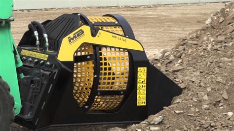 rock screening bucket for skid steer|soil screener skid steer attachment.